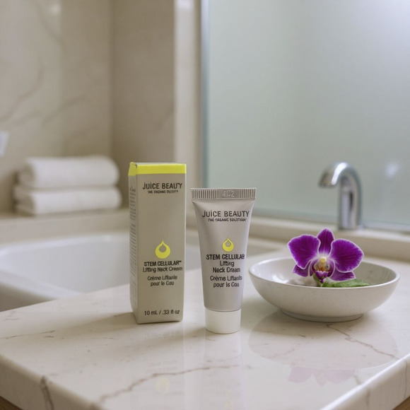 Juice Beauty New Stem Cellular Lifting Neck Cream travel size 10 ml - Picture 2 of 2